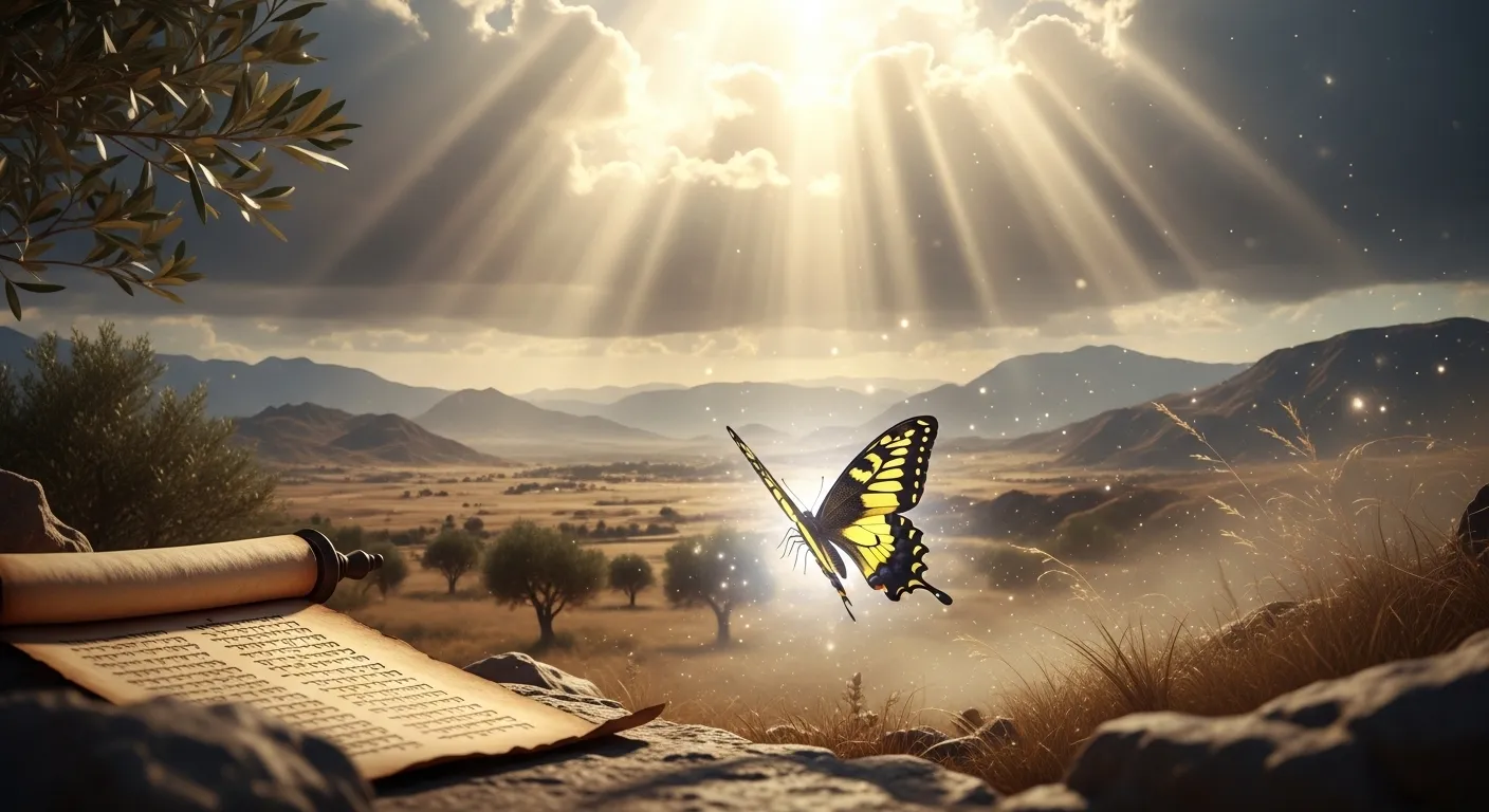 Black And Yellow Butterfly