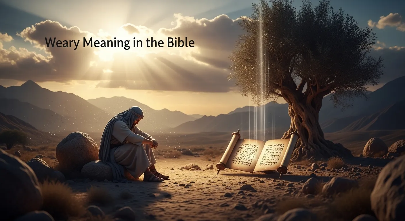 Weary Meaning in the Bible
